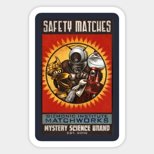 MST3K Matches Sticker